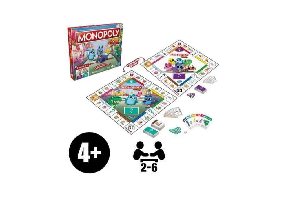 Hasbro Monopoly Junior 2 Hu Hsf8562