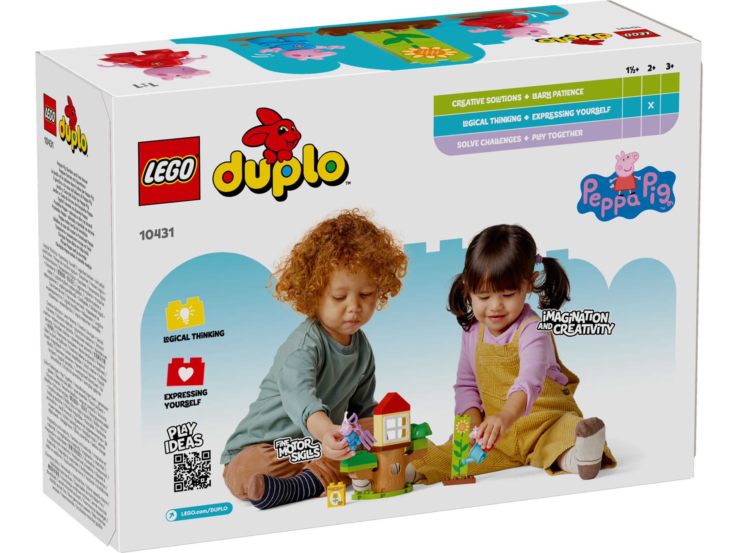 LEGO® DUPLO® - Gradina si casa din copac a Purcelusei Peppa 10431, 20 piese