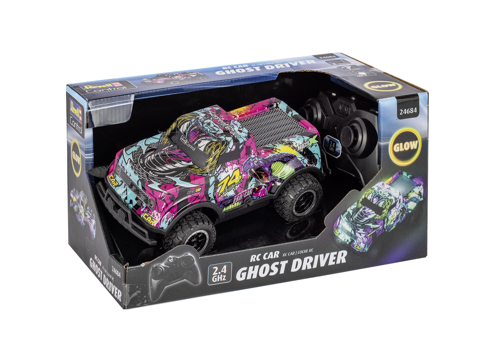 Revell Control Masina Rc Ghost Driver Mov Scara 1:22 Revrc24684