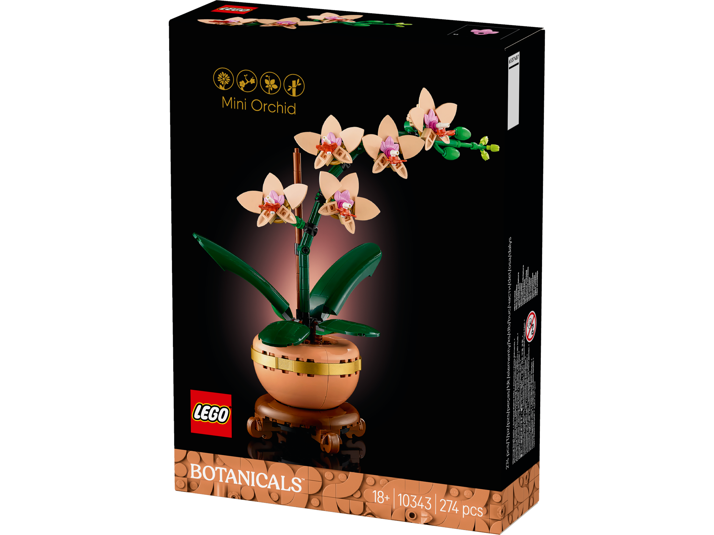 LEGO® Botanicals - Mini orhidee 10343, 274 piese