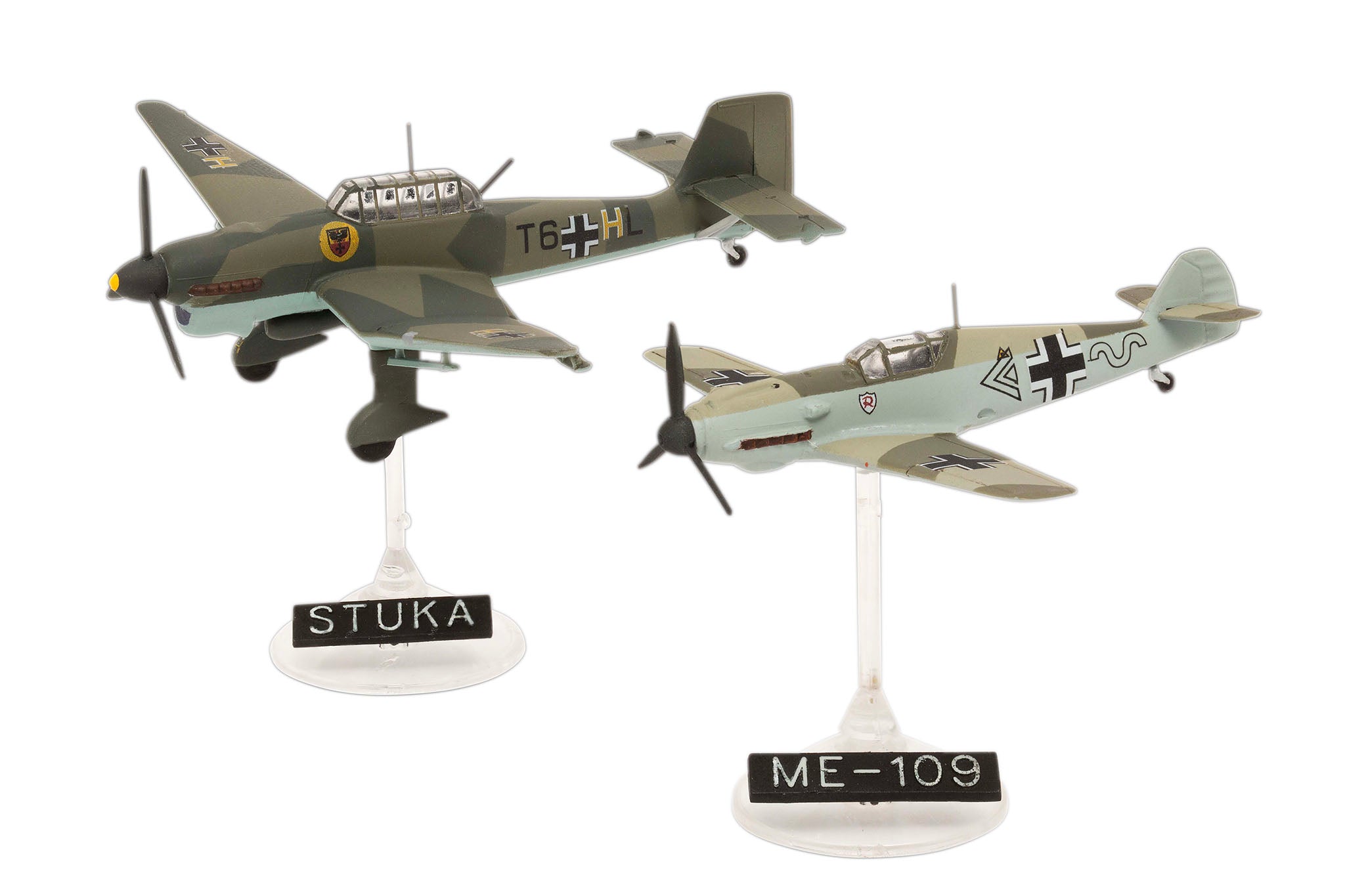 Kit De Asamblare Revell Messerschmitt Bf109E Si Junkers Ju87B Stuka Rev03770