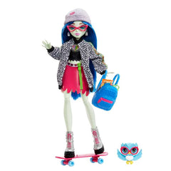 Papusa de colectie Monster High Ghoulia Yelps si accesorii  HHK58
