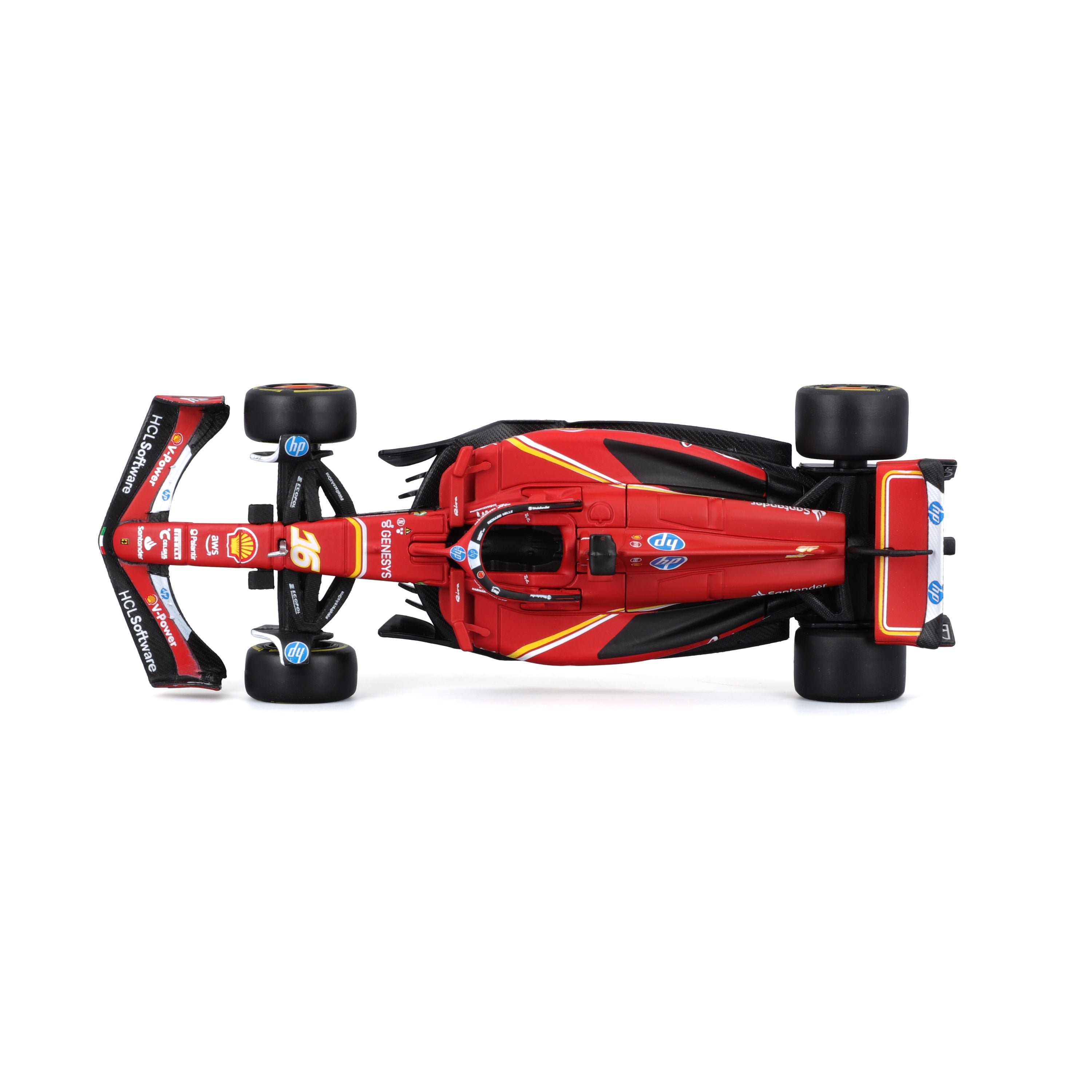 Macheta masinuta Bburago 1/43 Ferrari Formula Racing SF24 Team #16 Charles Leclerc BB36844-16