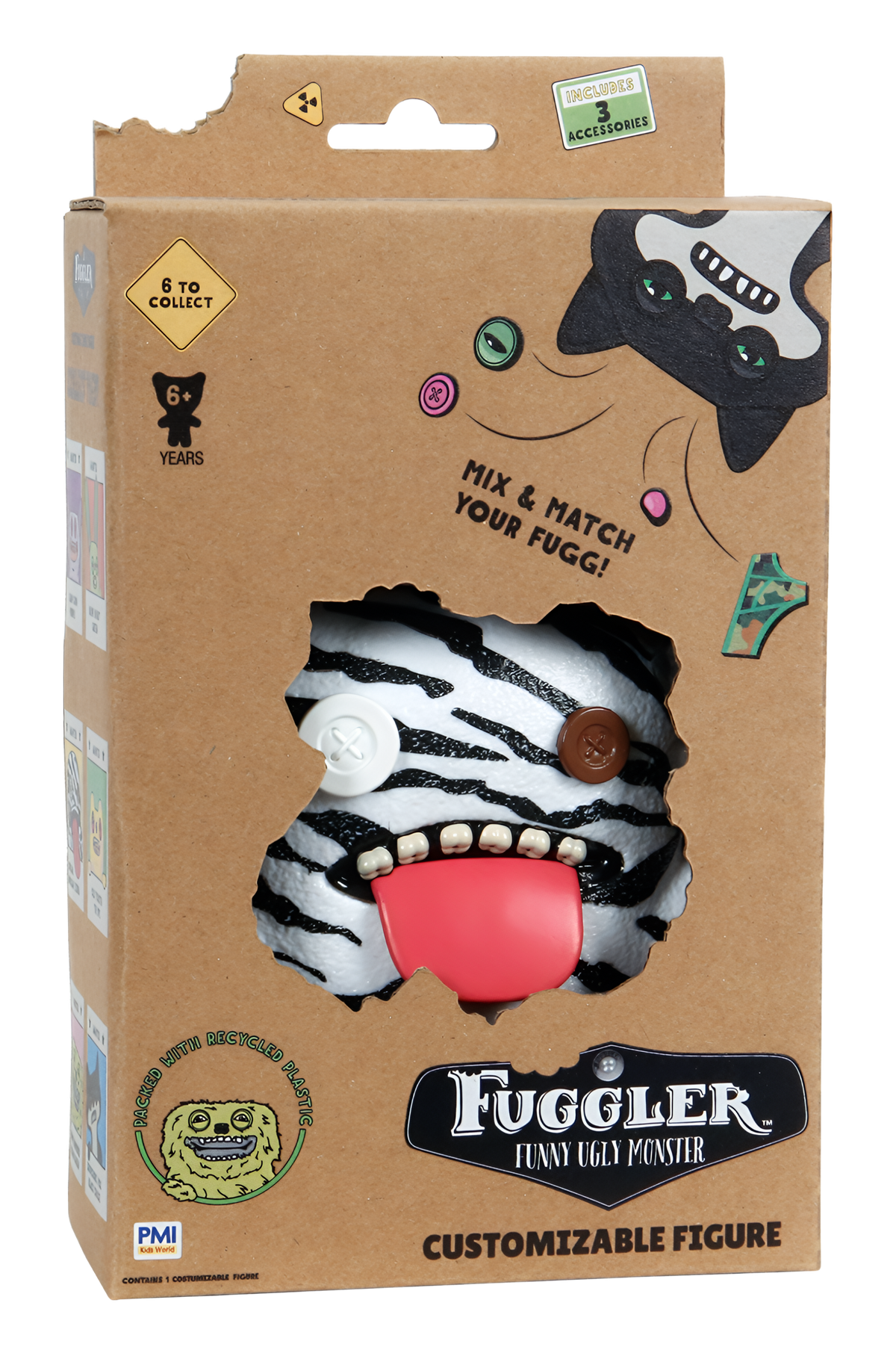 Fuggler Figurina Personalizabila 11.5  Cm 1 Buc In Cutie Transparenta Oogah Boogah PMIFG6010OB
