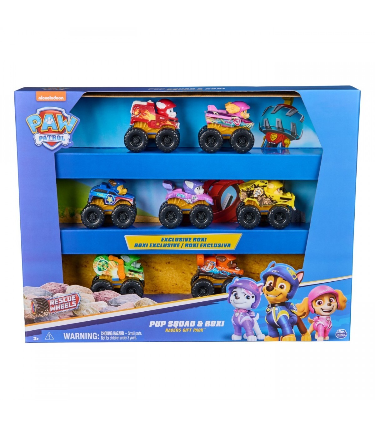Paw Patrol, Set cadou 7 piese vehicule de salvare, SPM 6070169