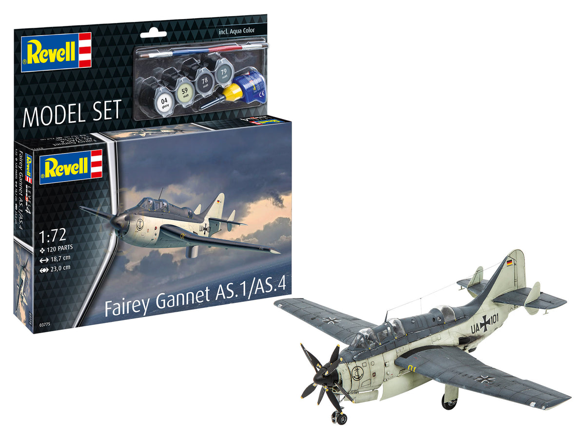 Avion Revell Model Set Fairey Gannet As.1/As.4 Scara 1:72 Rev63775