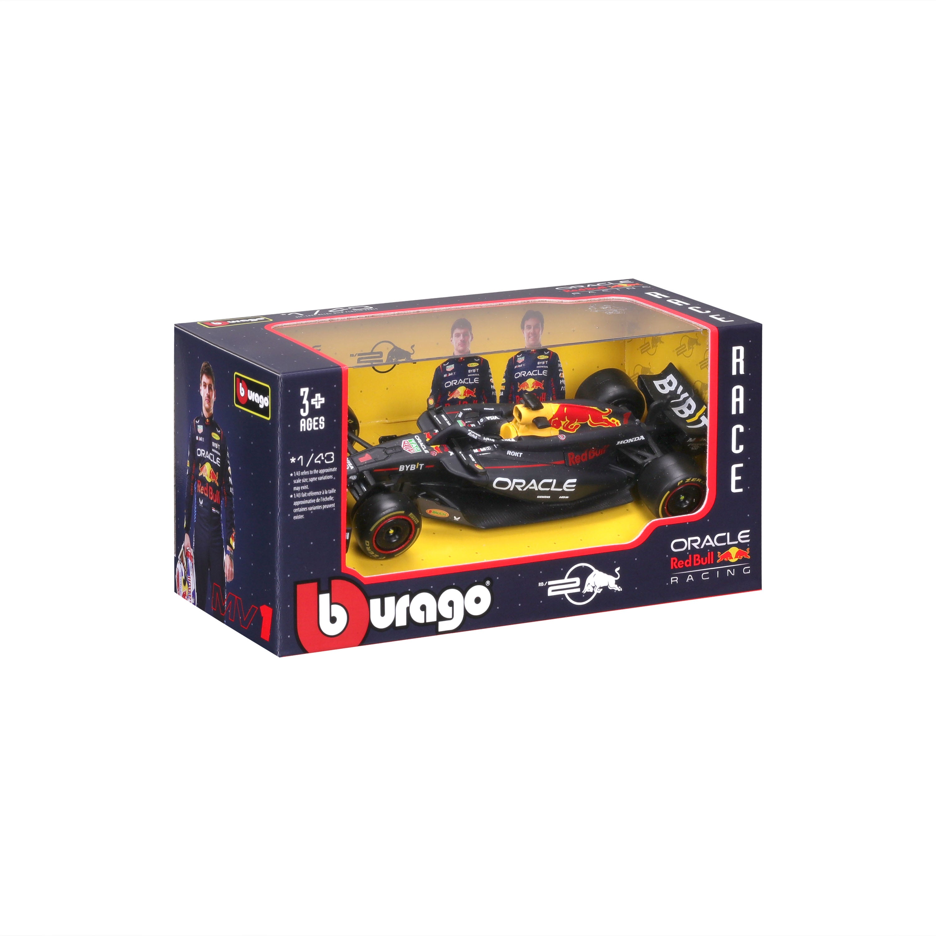 Macheta masinuta Bburago 1/43 Formula 1 Oracle Red Bull Racing Max Verstappen Team #1 BB38097-1MV24