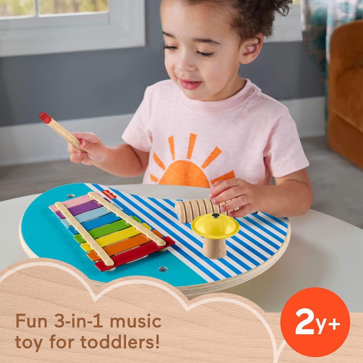 Mattel Instrument Muzical Din Lemn Mthxt91