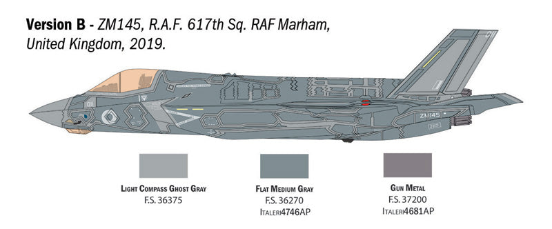 MACHETA  ITALERI AVION F-35B LIGHTNING II SCARA 1:48 IT92810