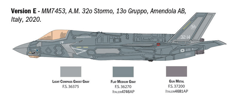 MACHETA  ITALERI AVION F-35B LIGHTNING II SCARA 1:48 IT92810