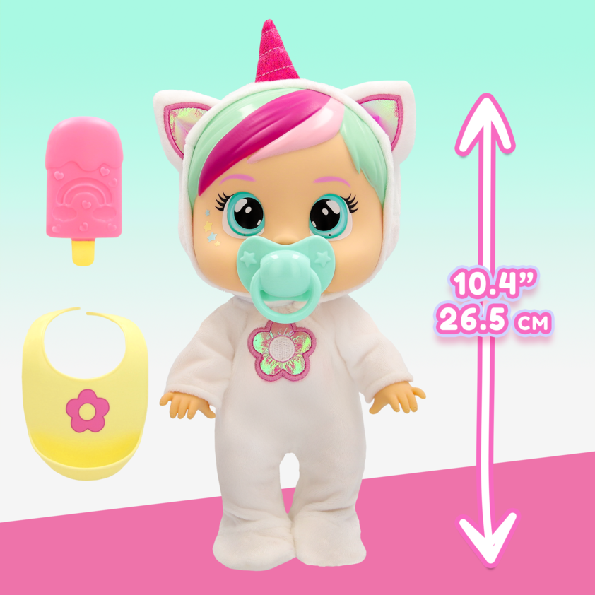 Cry Babies Loving Care – Păpușă bebeluș Unicorn, 26,5 cm Lena 929562