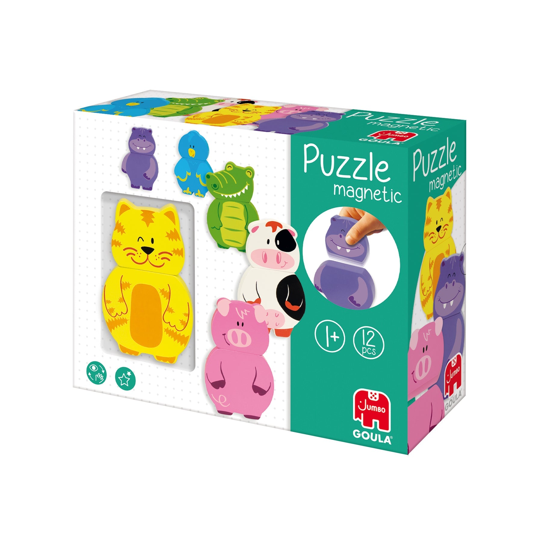 PUZZLE MAGNETIC FARM 12 BUC GOULA  JGC55234