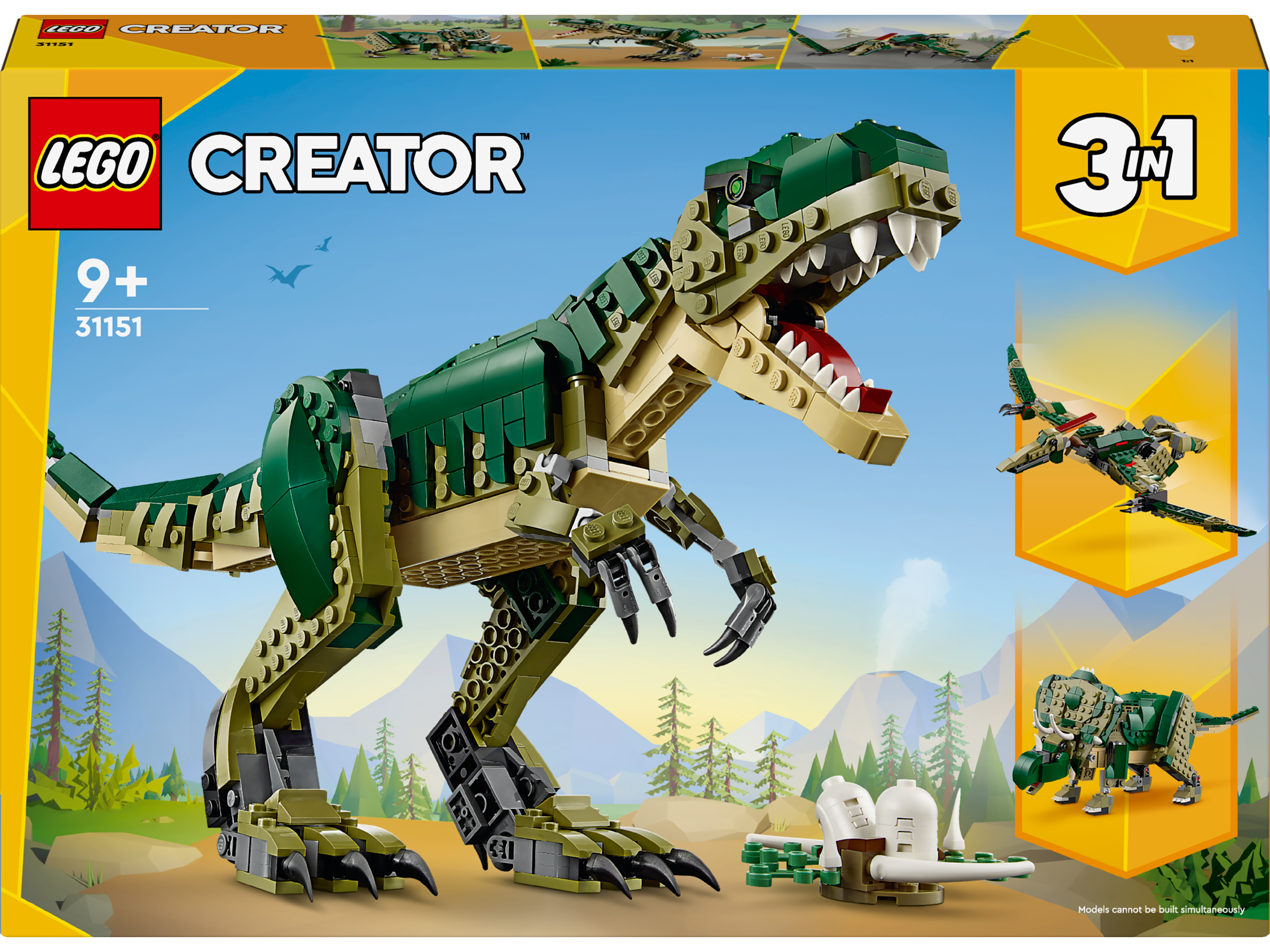 LEGO® Creator 3 in1 - T. Rex 31151, 626 piese