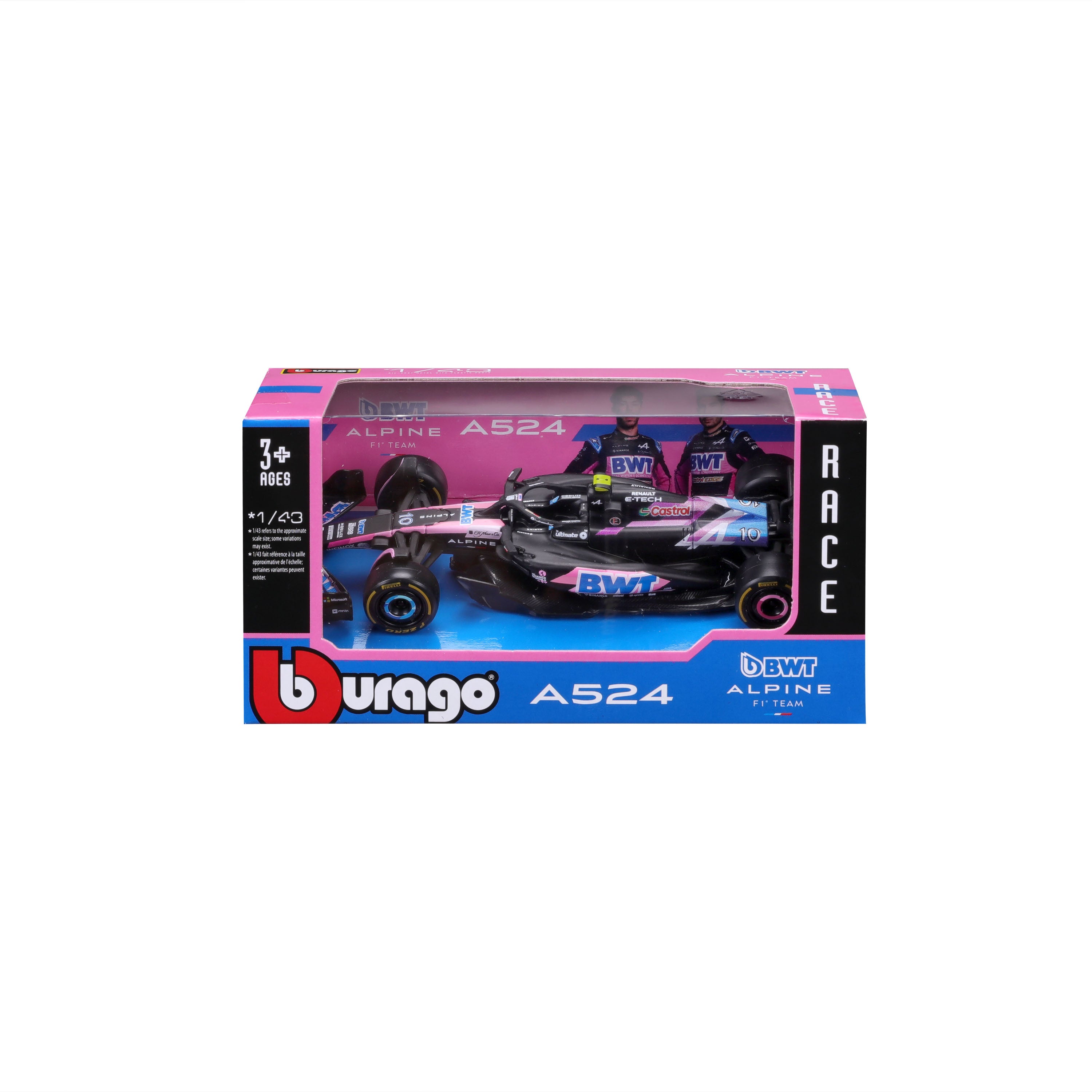 Bb38175-38219/10 Macheta Formula 1 1/43 - Alpine A524 (2024) Pierre Gasley
