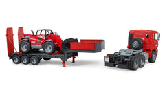 Camion Bruder - Man TGA cu incarcator telescopic Manitou MLT 633, 1:16 02774