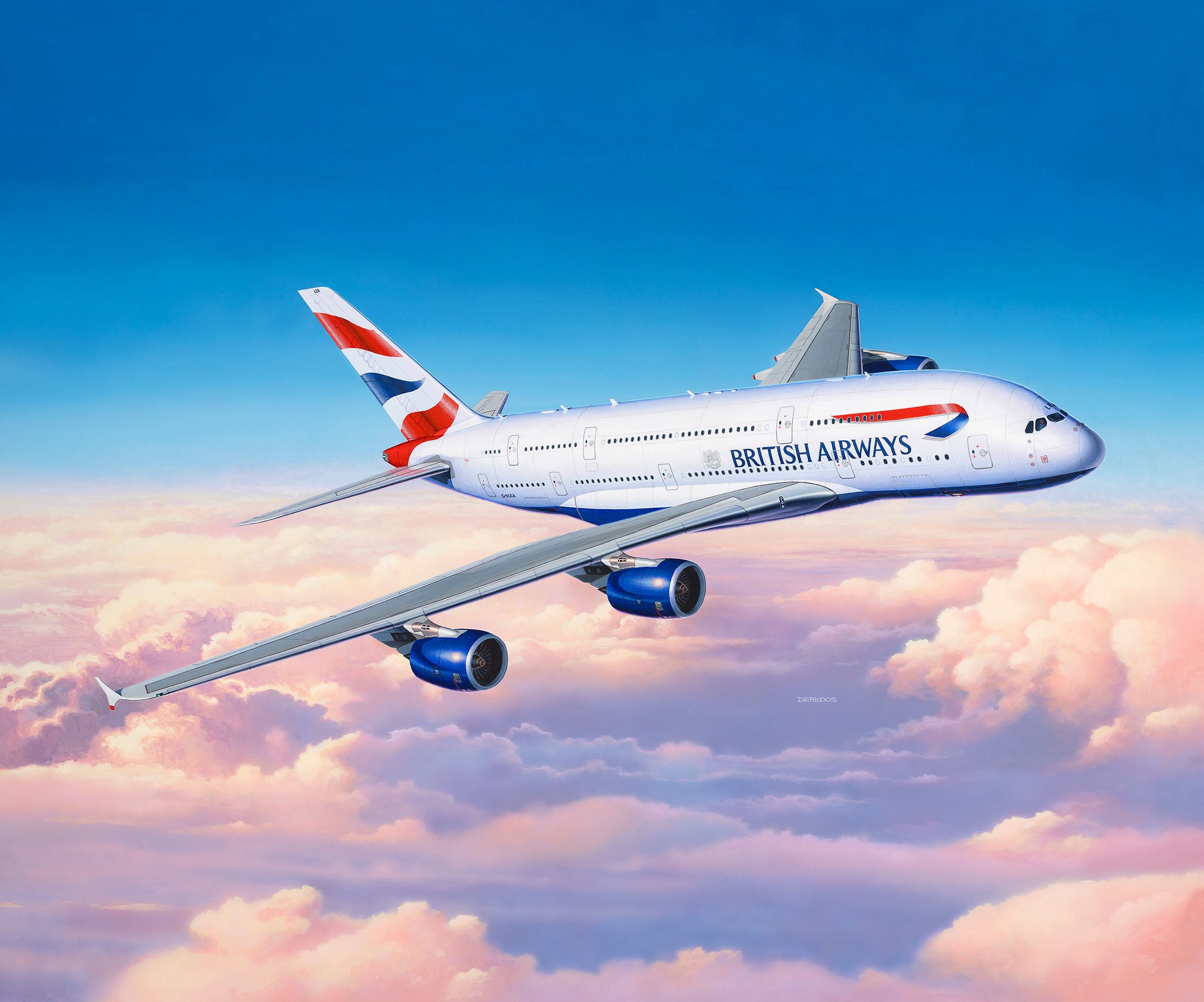 Kit De Asamblare Revell Airbus A380-800 British Airways Rev03922