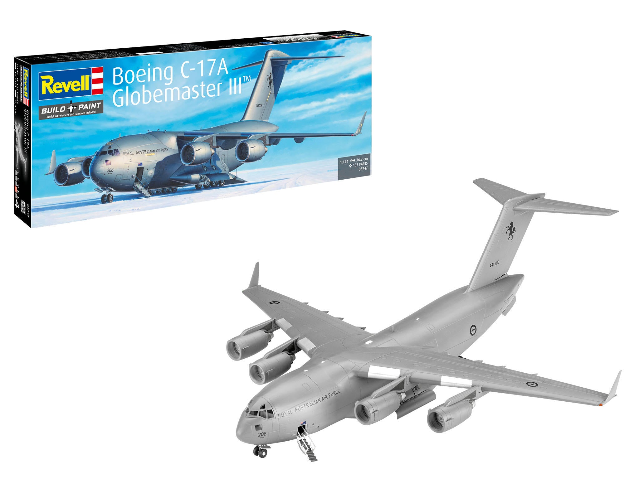 Revell Kit Boeing C-17A Globemaster Scara 1:144 Rev03747