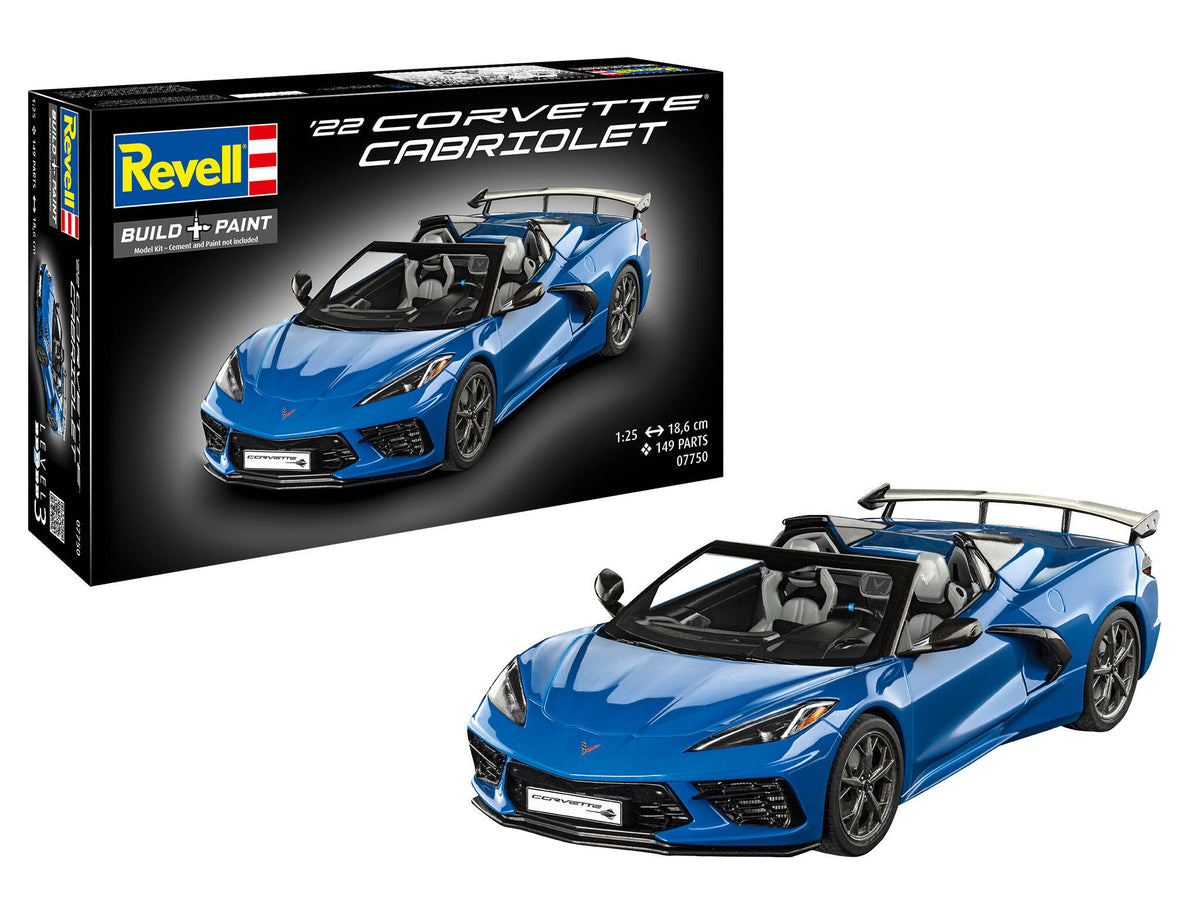 Revell Kit Corvette C8 Cabrio Scara 1:25 Rev07750