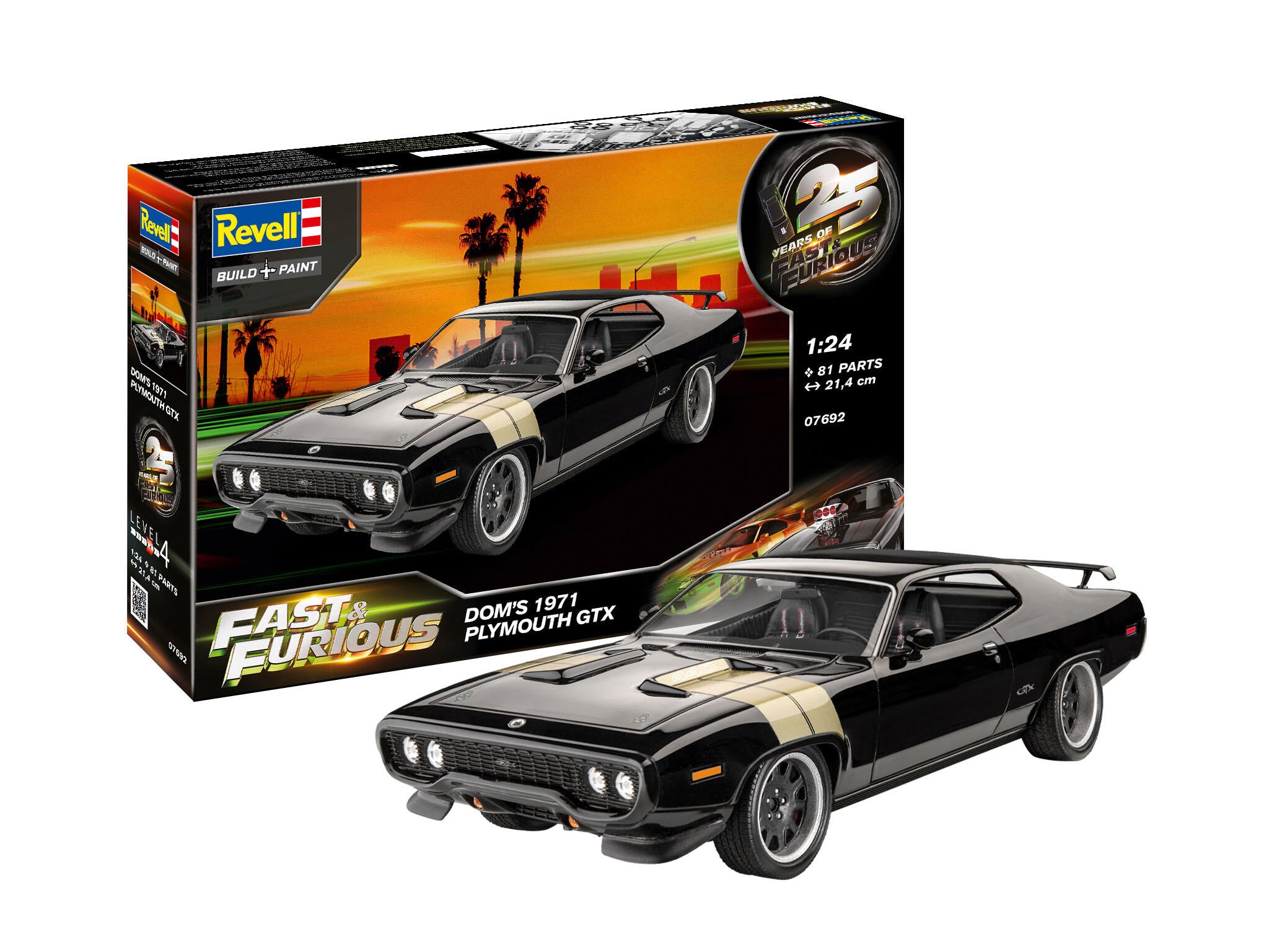 Revell Kit Fast And Furious Dominics 1971 Scara 1:24 Rev07692