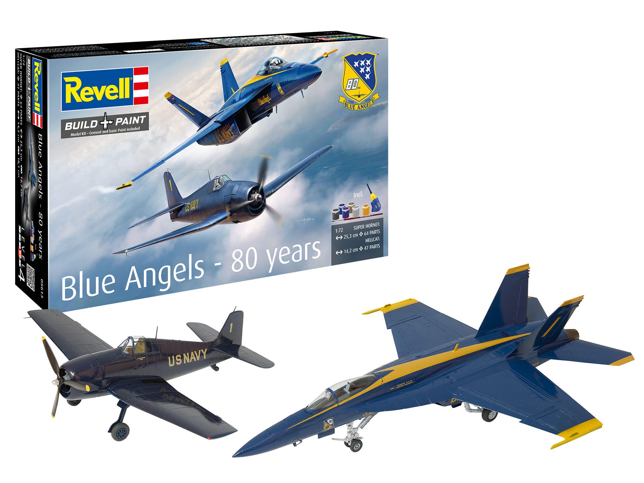 Revell Kit Gift Set  Blue Engels Scara 1:72 Rev05613