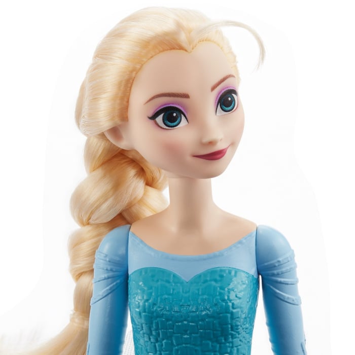Papusa Mattel Elsa in rochie turcoaz HLW47