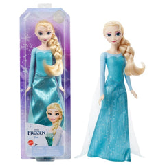 Papusa Mattel Elsa in rochie turcoaz HLW47