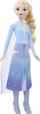 Papusa Mattel Elsa in rochie albastra HLW48
