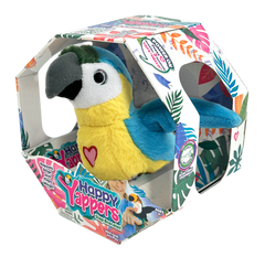 PLUS INTERACTIV HAPPY YAPPERS PAPAGAL ALBASTRU JAPHY9590-9593