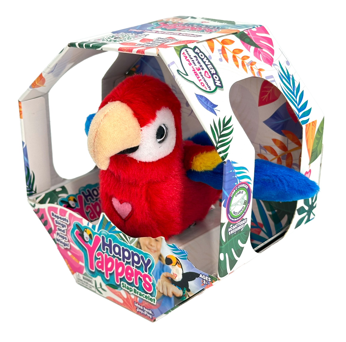 PLUS INTERACTIV HAPPY YAPPERS PAPAGAL ROSU JAPHY9590-9594