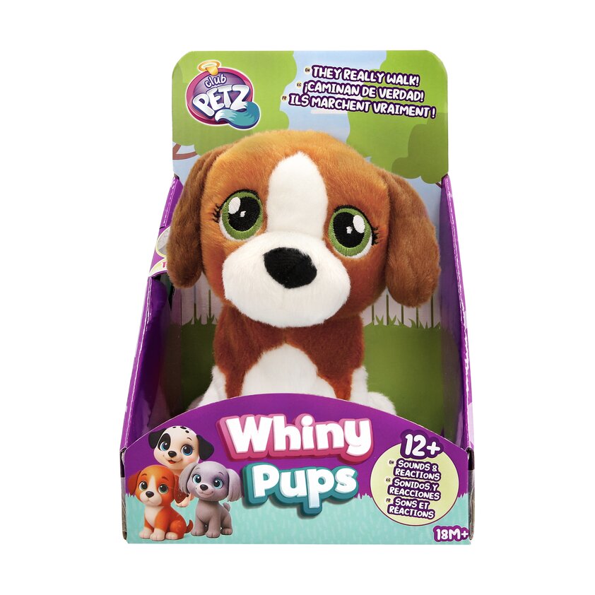 Club Petz Whiny Pups – Cățeluș interactiv Beagle 933057