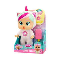 Cry Babies Loving Care – Păpușă bebeluș Unicorn, 26,5 cm Lena 929562