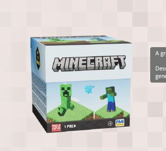 Figurina Minecraft Stampila colectibila, 1 bucata in cutie MC5307