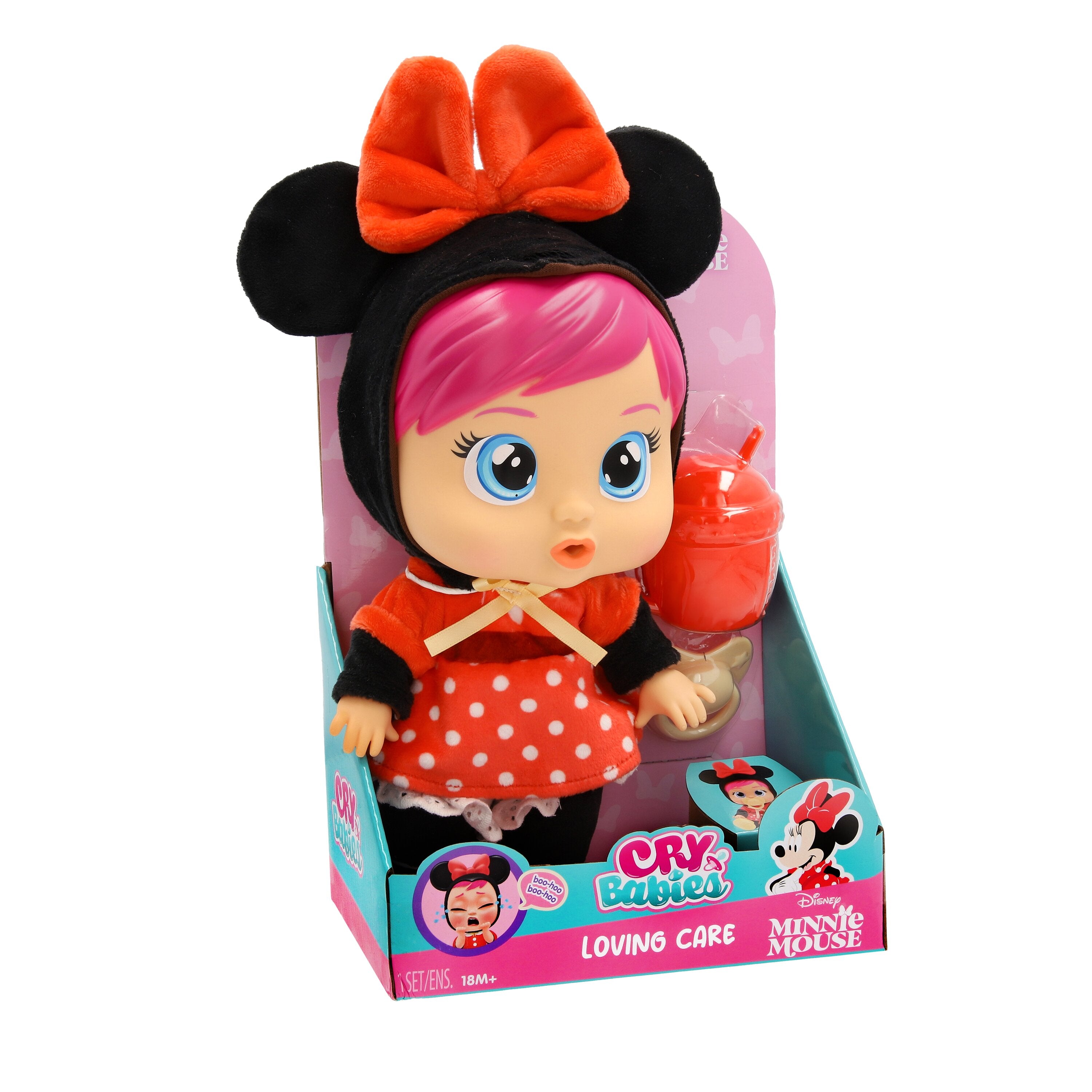 Papusa Cry Babies Loving Care Disney Minnie 927384