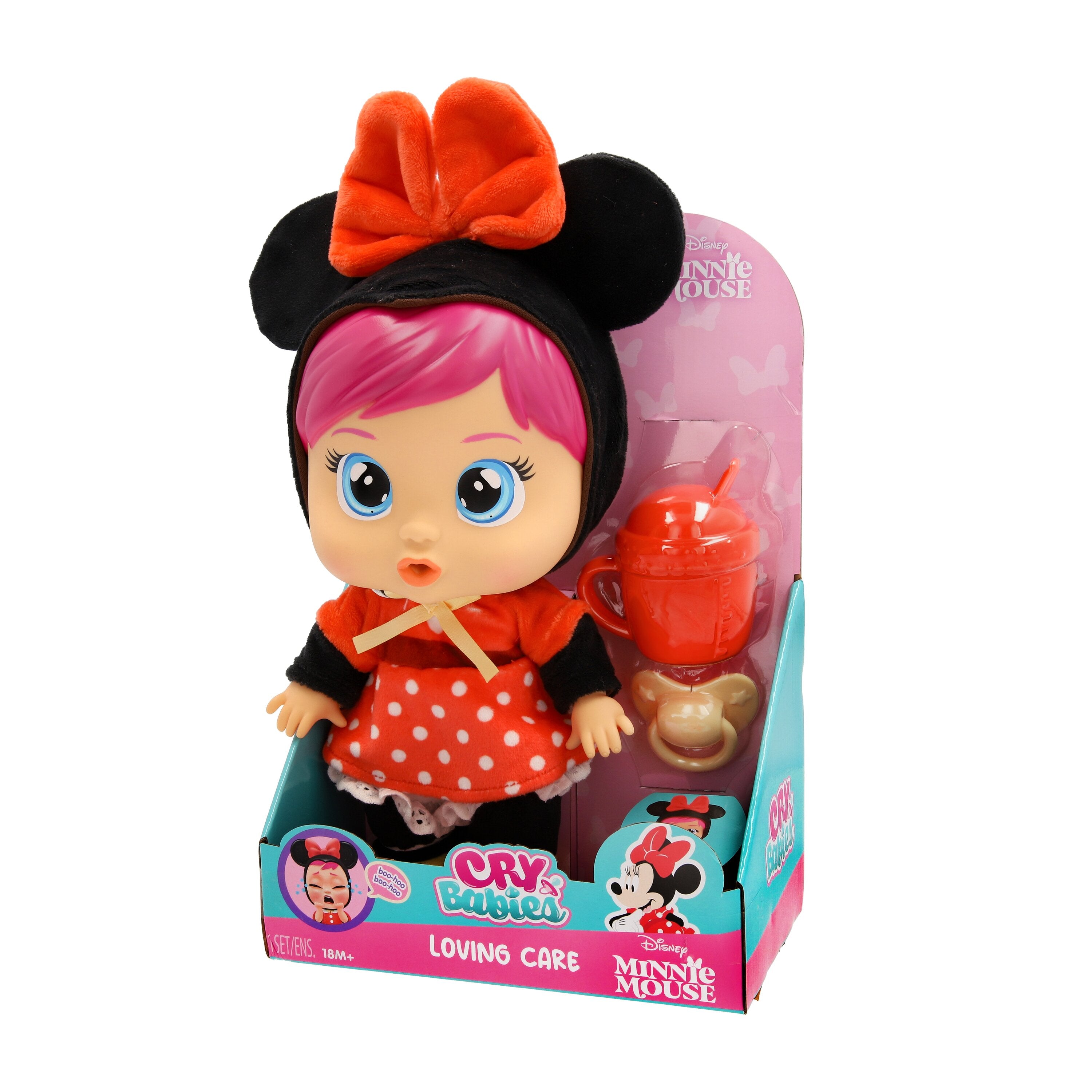 Papusa Cry Babies Loving Care Disney Minnie 927384