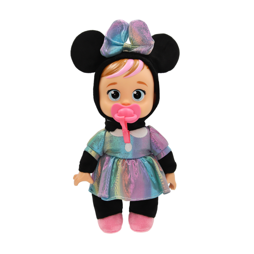 Papusa bebelus Cry Babies Tiny Cuddles Minnie Rainbow 927780-933286