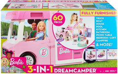 Masinuta Barbie 3 in 1 - Rulota de vis
