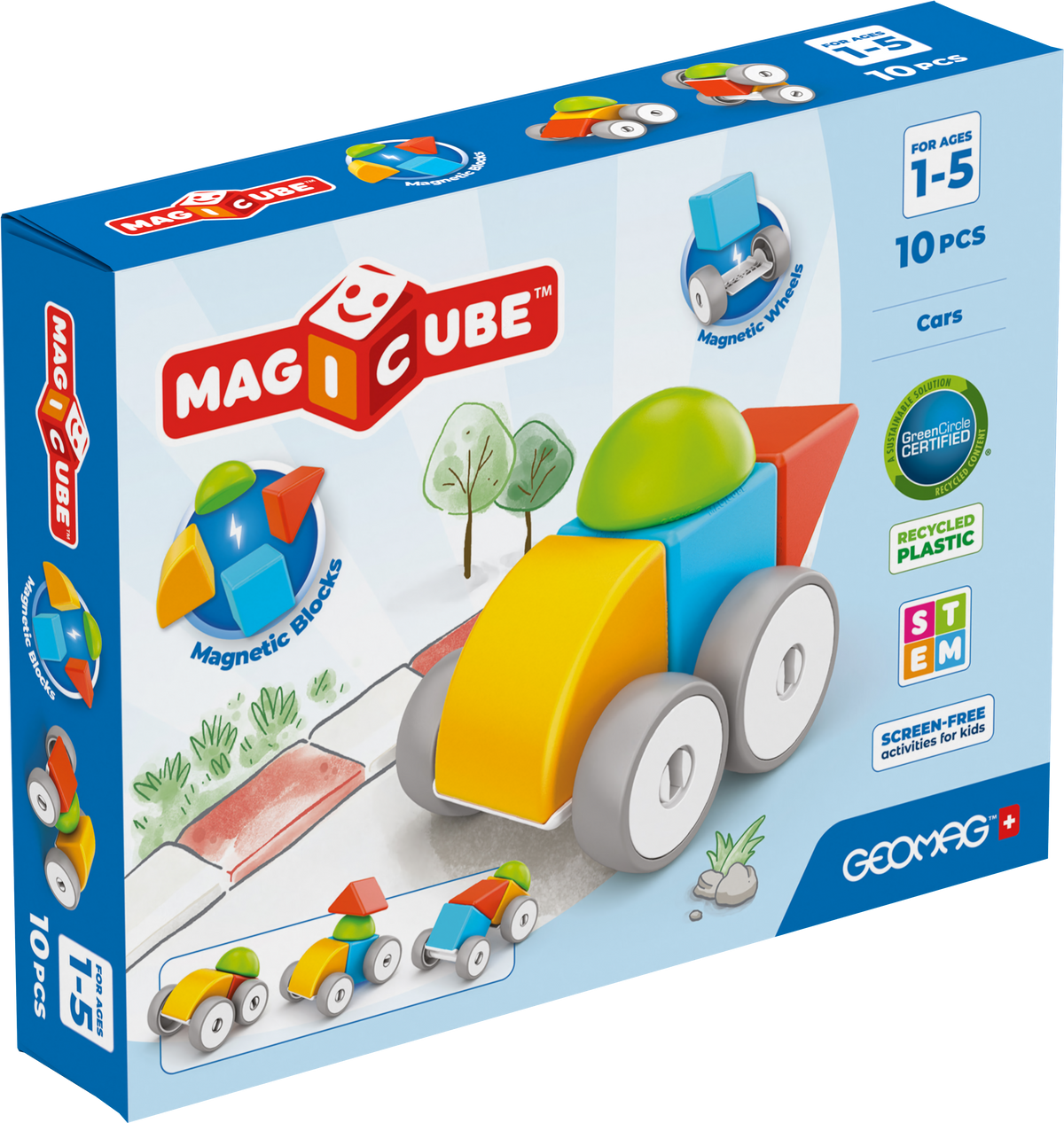 Geomag Magicube Masini 10 Piese Geomag308