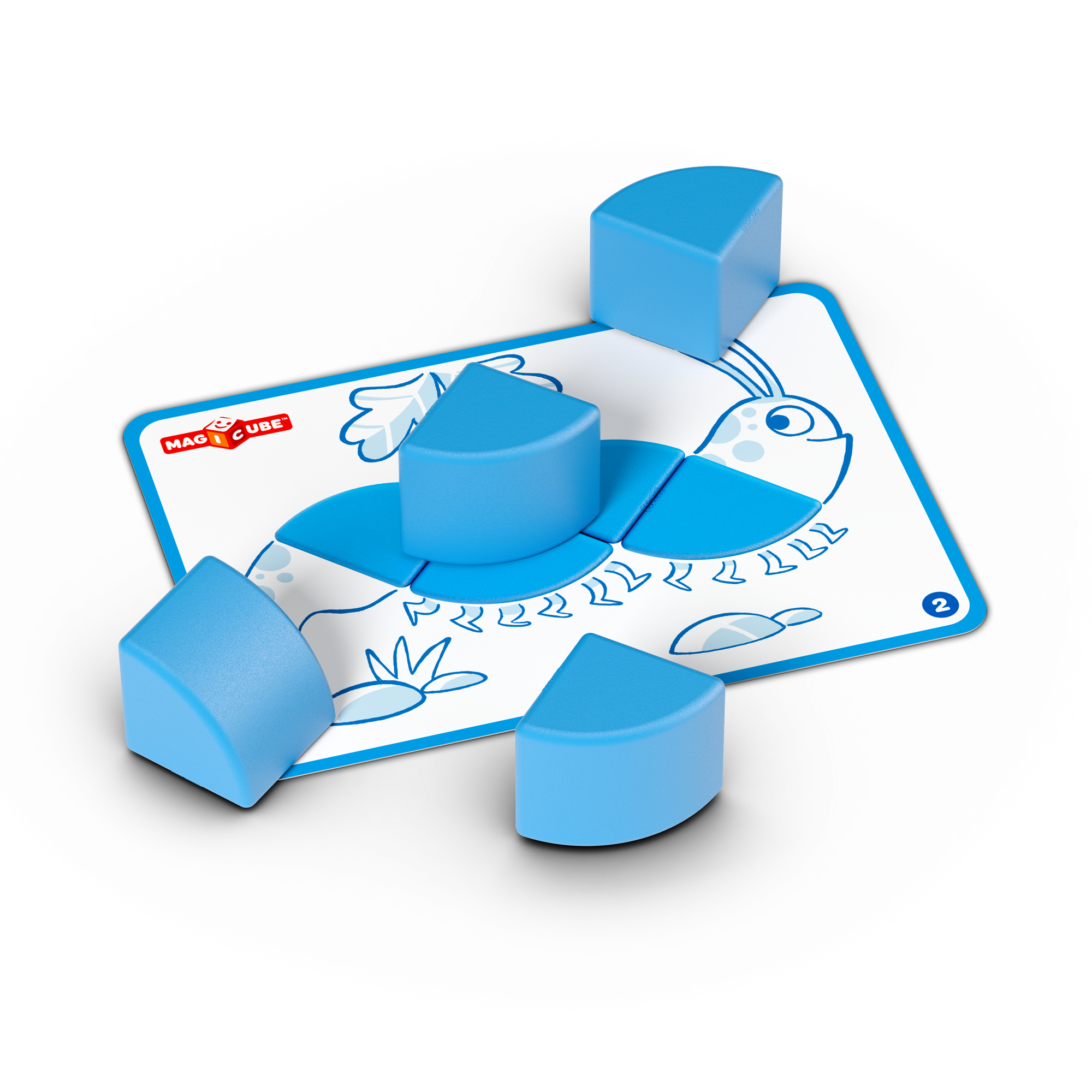 Geomag Magicube Blocuri Carduri 16 Piese Geomag307