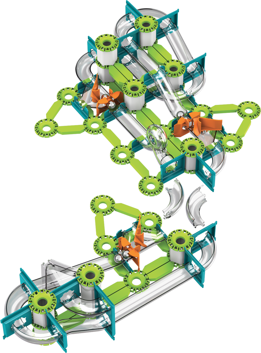 Geomag Mechanics Gravity Cursa & Loop  197 Piese Geomag759