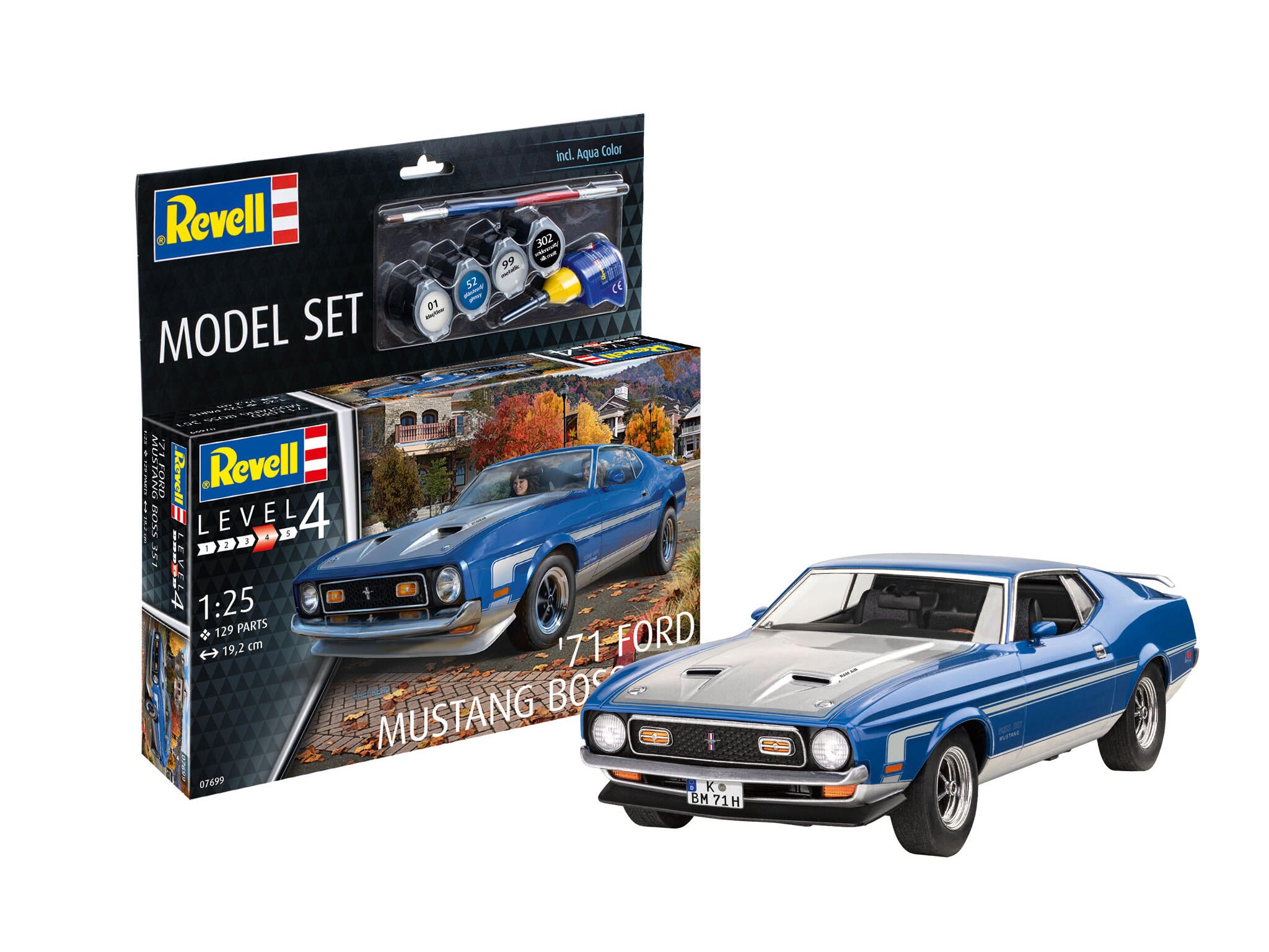 Revell Kit Model Set Ford Mustang Scara 1:25 Rev67699