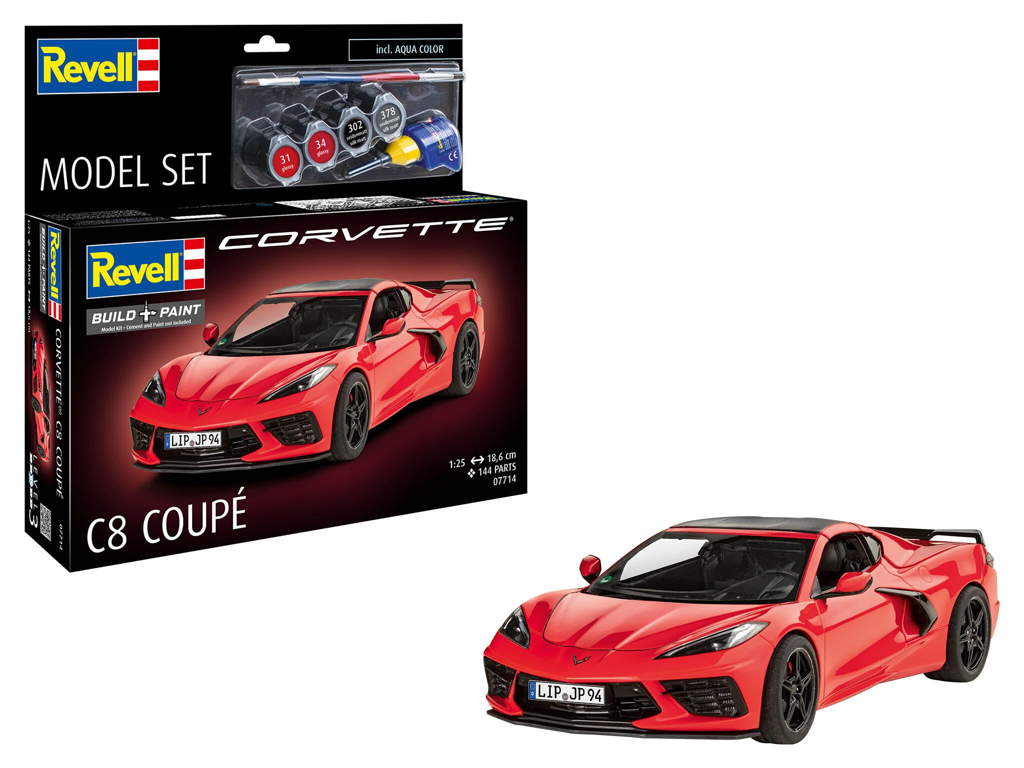 Revell Kit Set Corvette C8 Coupe Scara 1:25 Rev67714