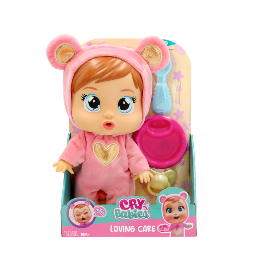 Cry Babies Loving Care – Păpușă bebeluș cu accesorii Nina 929555