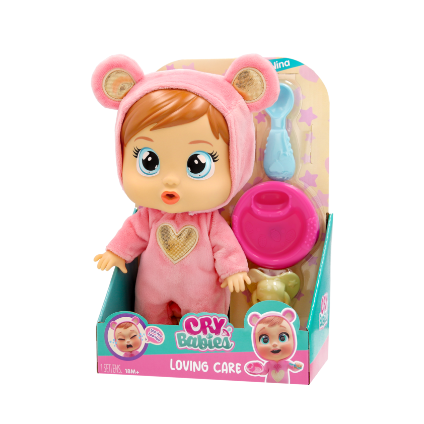 Cry Babies Loving Care – Păpușă bebeluș cu accesorii Nina 929555