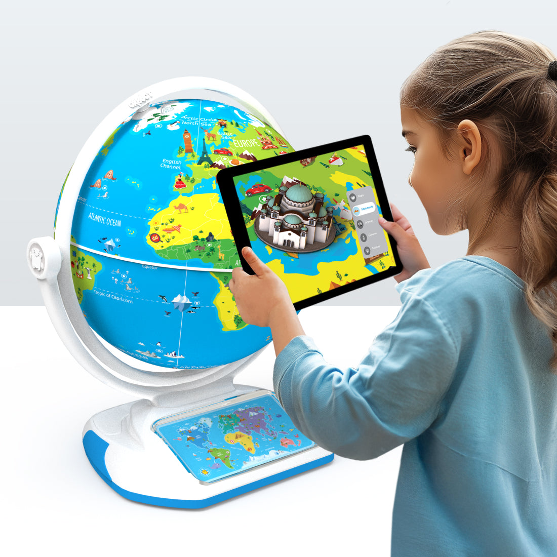 Set educativ glob interactiv Orboot Explorer in limba Romana