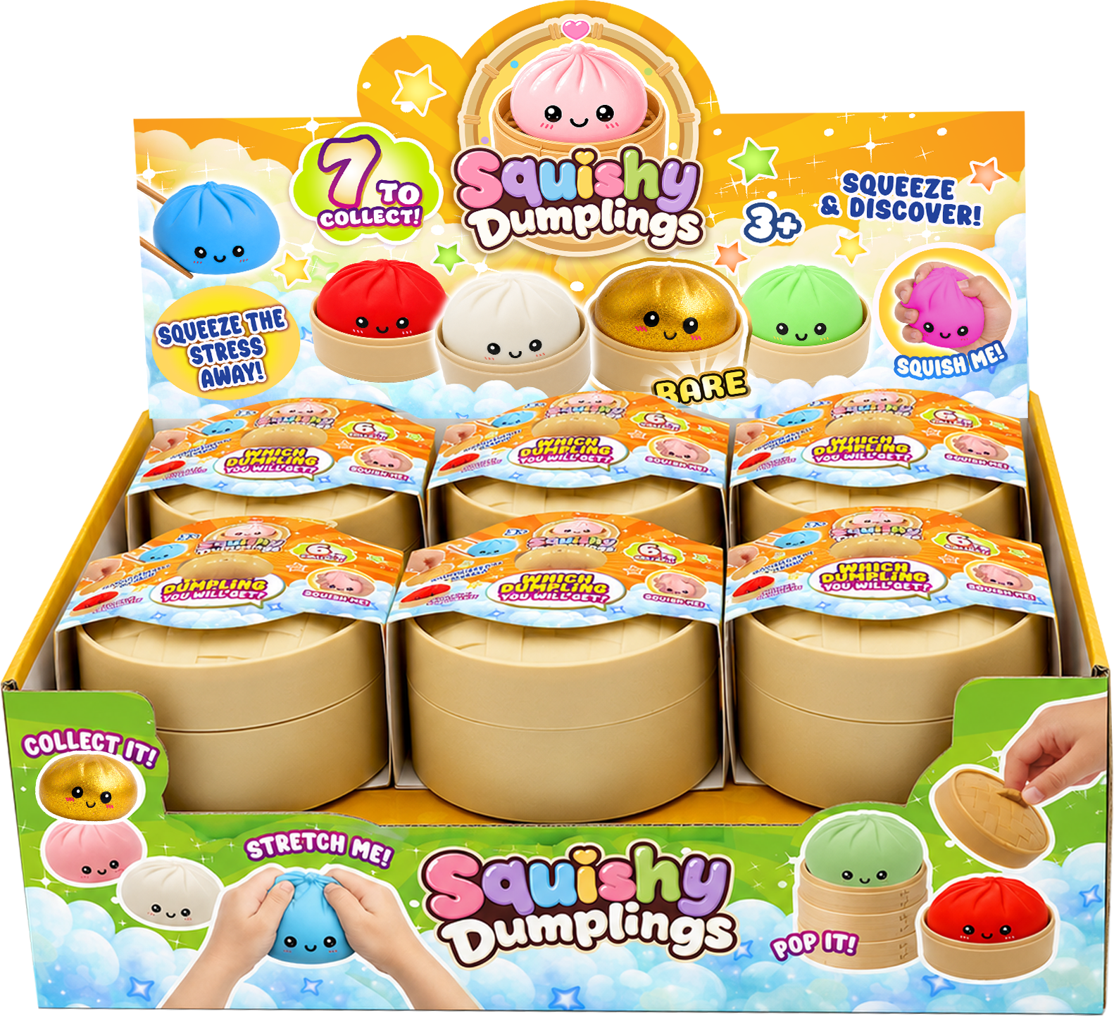 Jucarie antires Squishy Dumplings