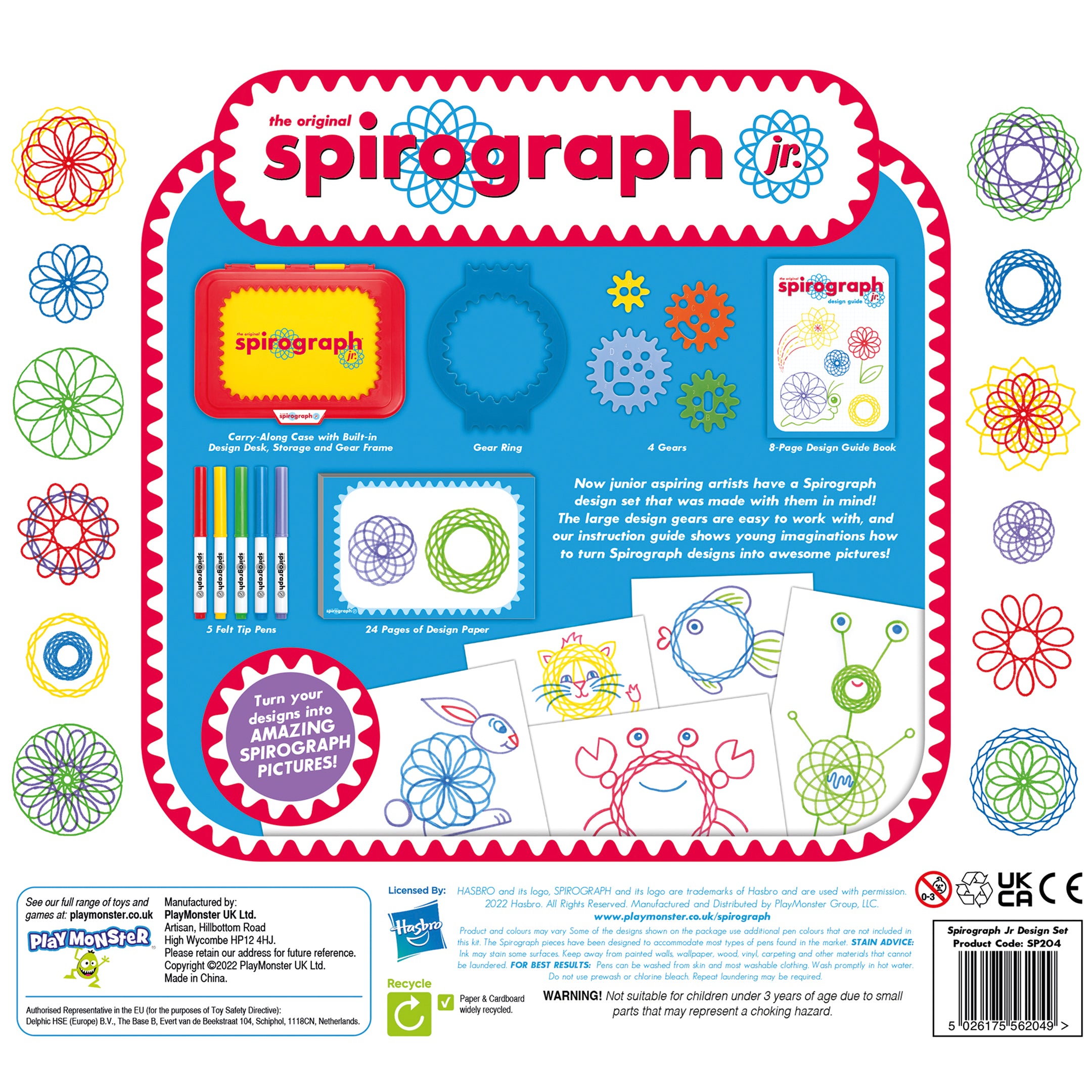 Set Creativ pentru Desen Spirograph Junior, PMSP204/1026Z