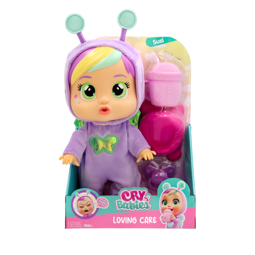 Cry Babies Loving Care Susi – Păpușă bebeluș, 26,5 cm Susi 929579