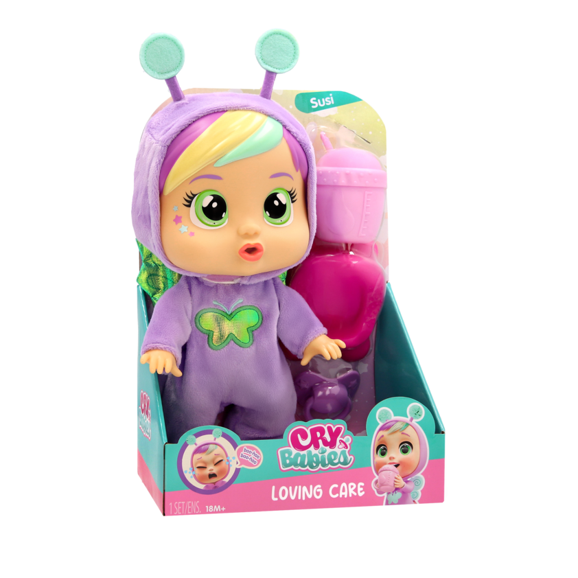 Cry Babies Loving Care Susi – Păpușă bebeluș, 26,5 cm Susi 929579