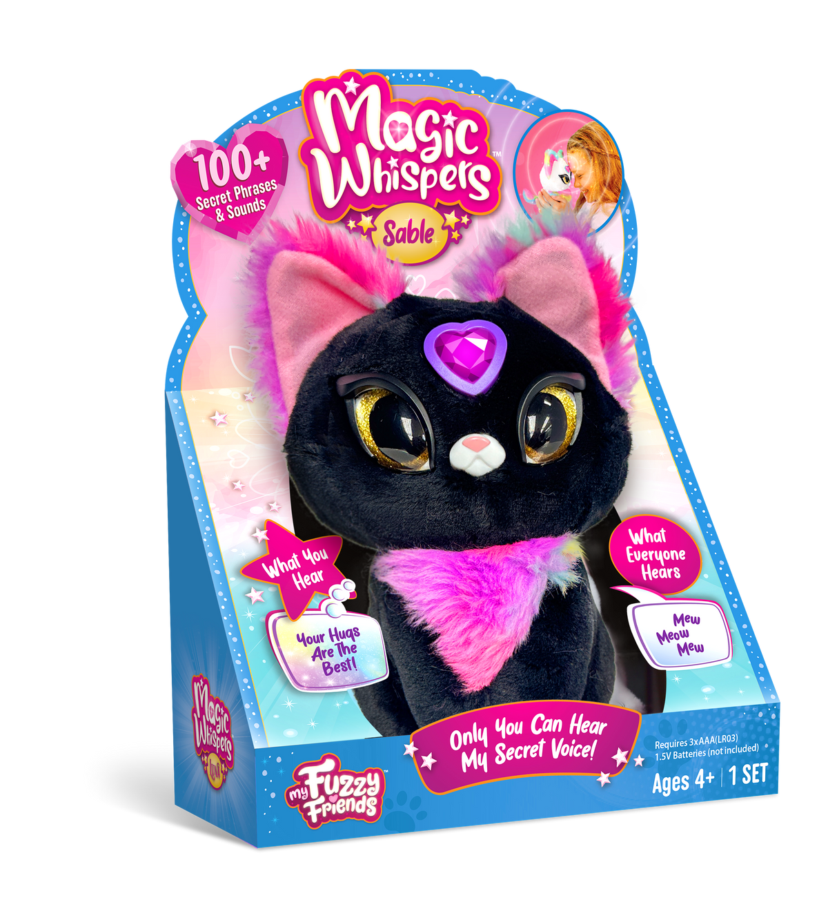 Plus pisica interactiva Kitty Sable care vorbeste in limba romana 18807