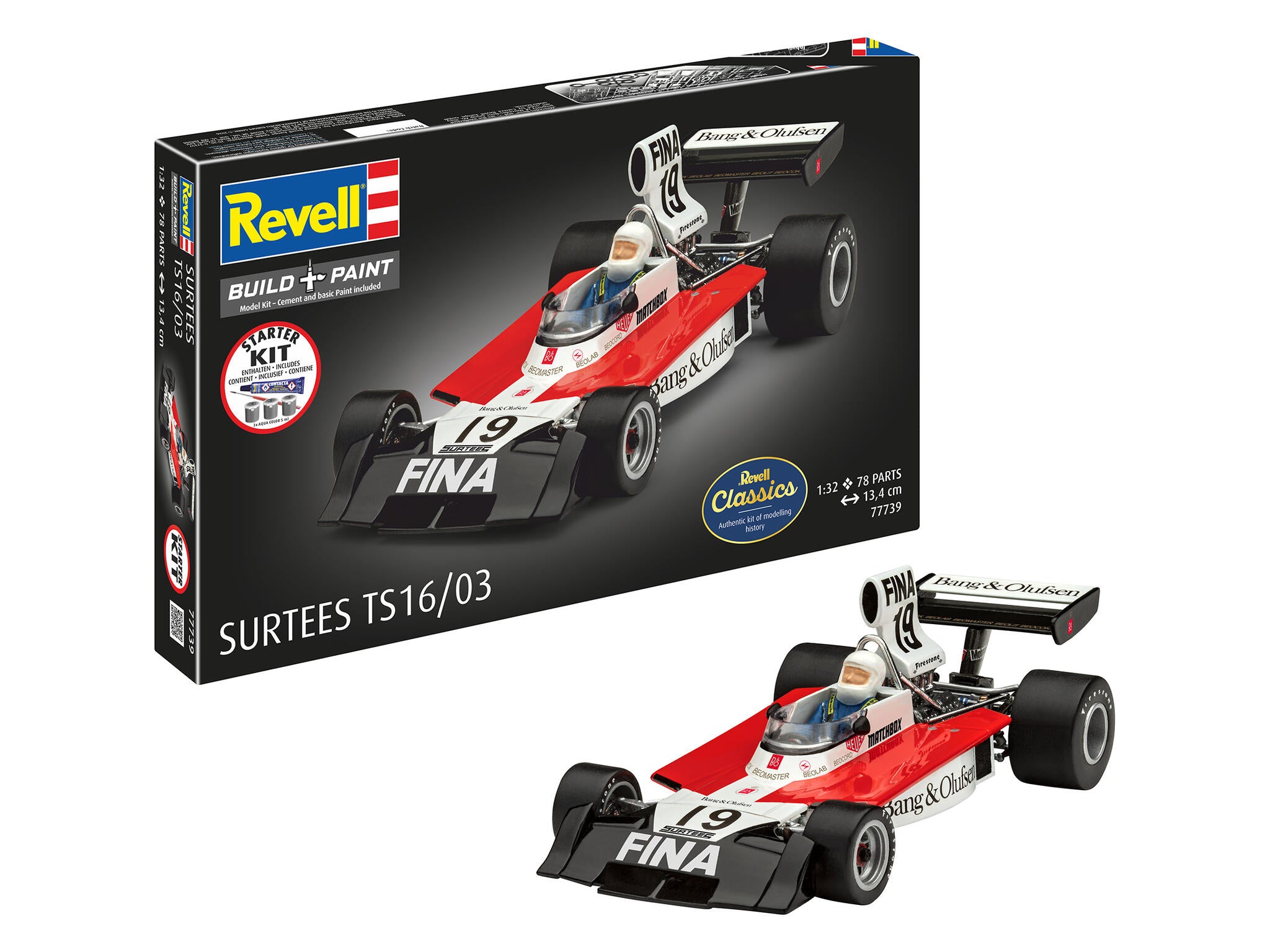 Revell Starter Kit Surtees Scara 1:32 Rev77739